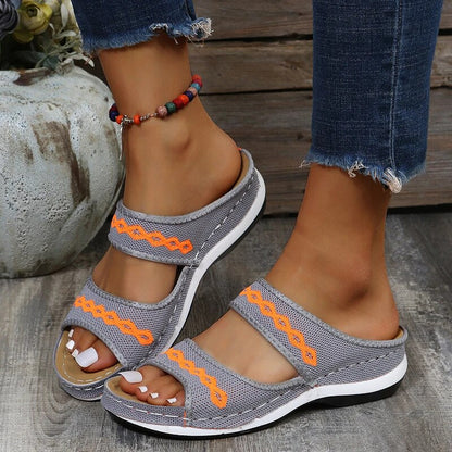 Variant image for Damen-Sommerschuhe, ergonomische Sandalen, mit stoßabsorbierender Sohle-19