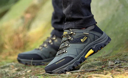 Herren-Wanderschuhe, wasserdichtes Veganleder, bequem und moderne, Design-1
