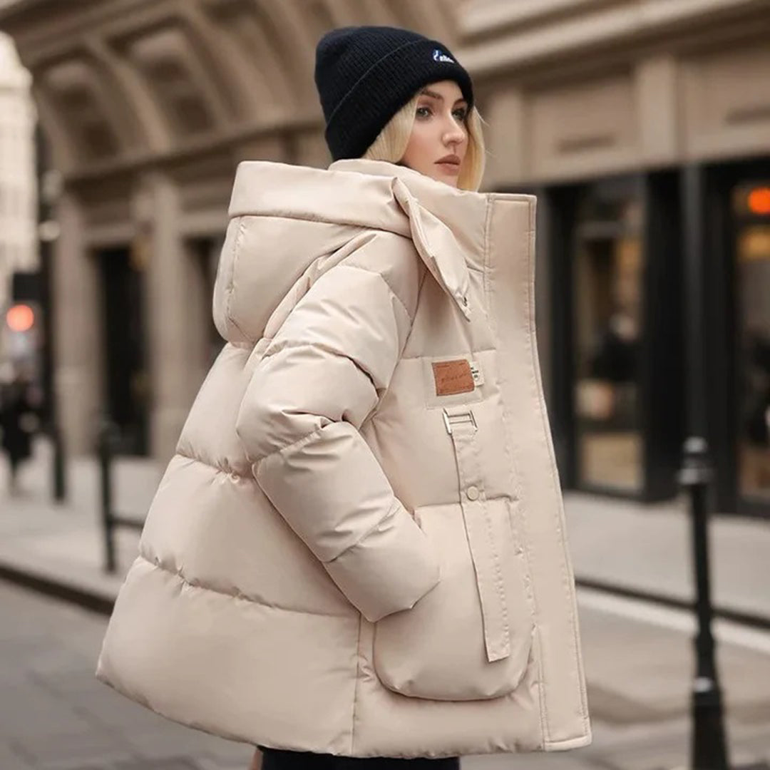 Variantenbild für Damen-Wintermantel, zeitloses Design, 100 % Polyester mit praktischen Taschen-6