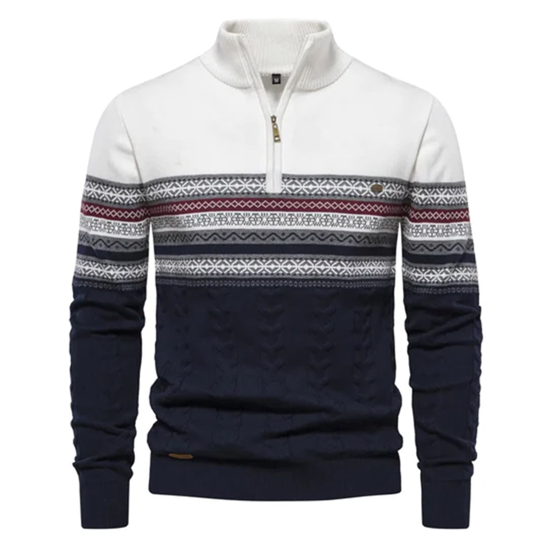 Herren-Winterpullover, Wollmix, modernes Design, komfortabel-1