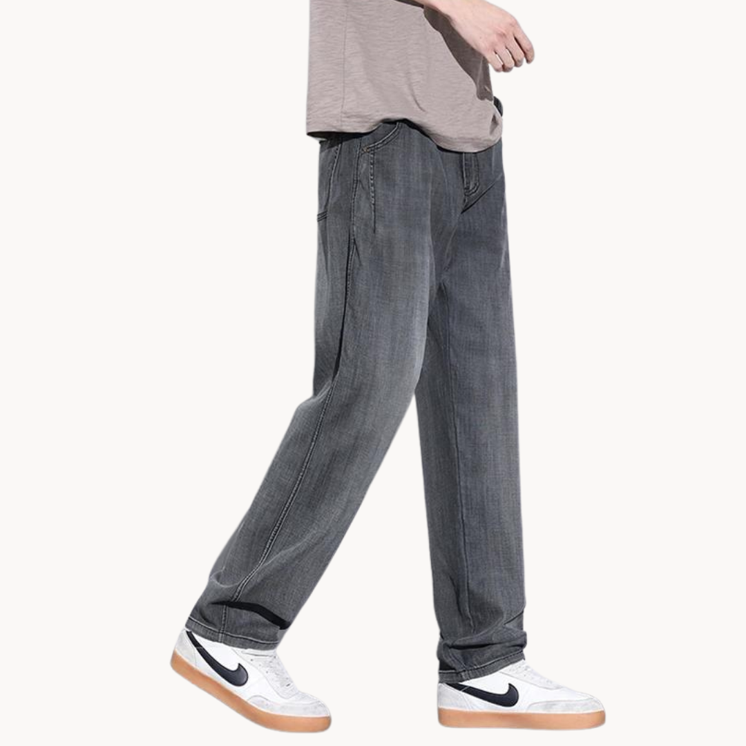 Variant image for Herren-Jeans, gerader Schnitt, Stretch, Denim-1