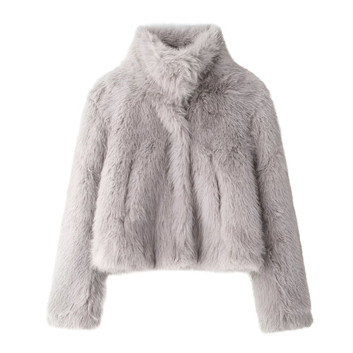 Damen-Mantel Lässig Schick Wollmischung-1