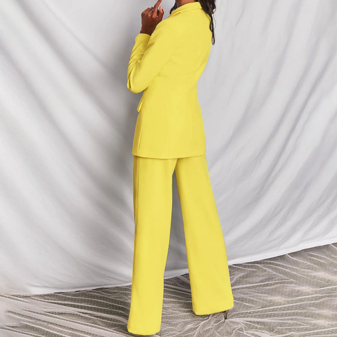 Damen-Blazer, Set, elegantes Polyester, Elasthan-4
