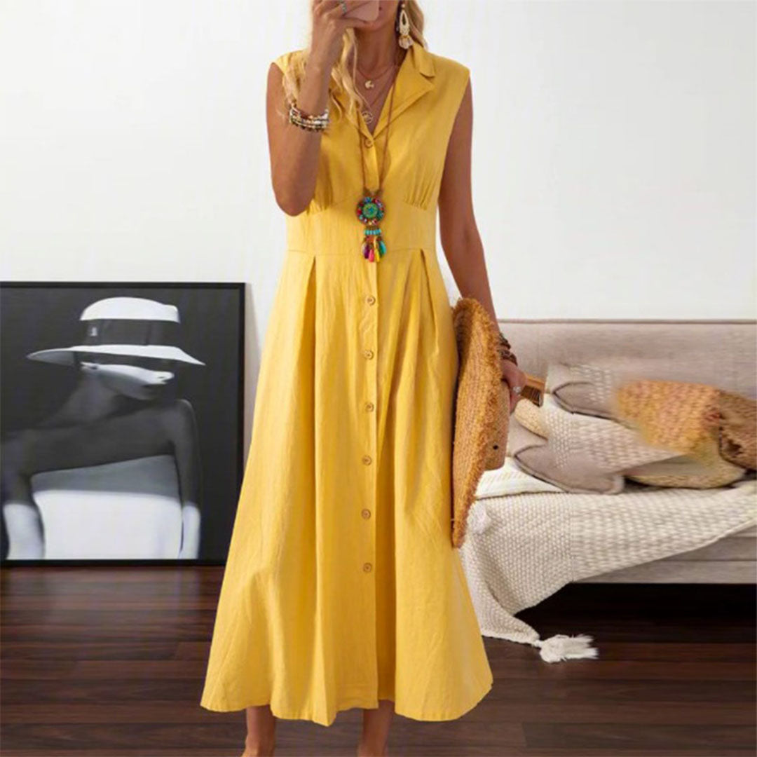 Variant image for Damen-Sommerkleid, leicht und luftige Silhouette, atmungsaktives Material-3