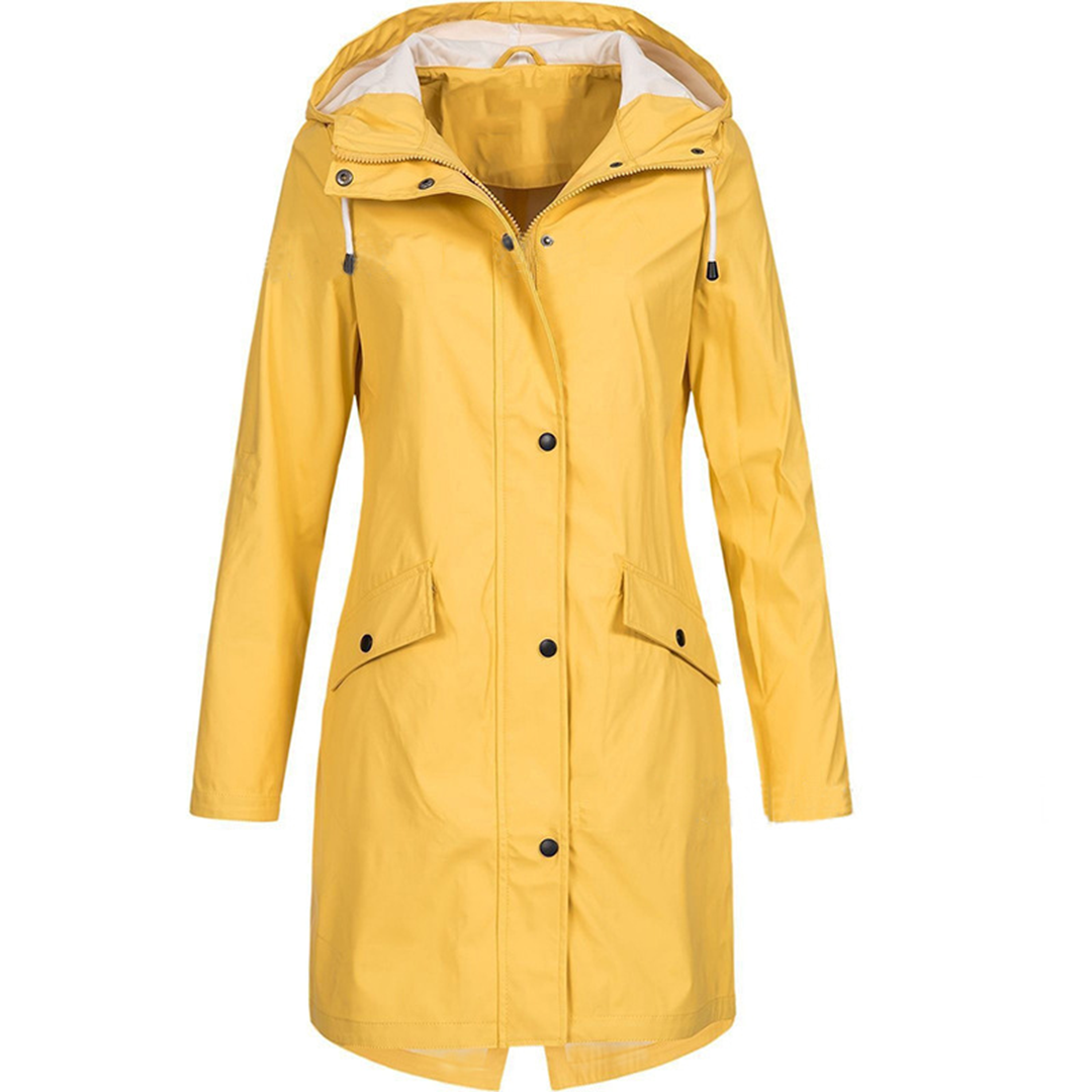 Damenjacke Warmes Polyester Modernes Design für Kalte Tage-3