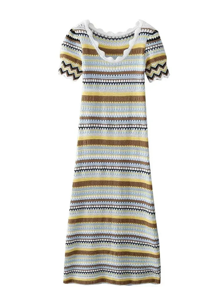 Damen-Sommerkleid, luftiges Design, Qualitätsmaterial für Fest und Mittsommer 6