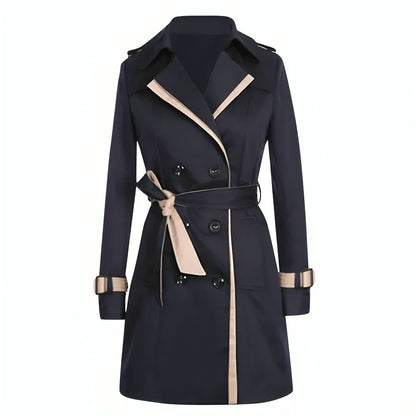 Variant image for Damen-Trenchmantel, doppelreihiges Polyester, Winter-5