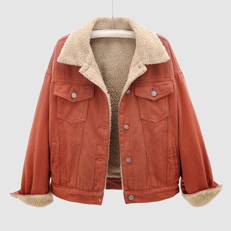 Damenjacke aus Samt Moderner Stil für Damen-2