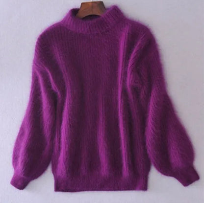 Damen-Strickpullover aus Angora-Mischung mit Vintage-Design – weich und bequem für alle Anlässe 13