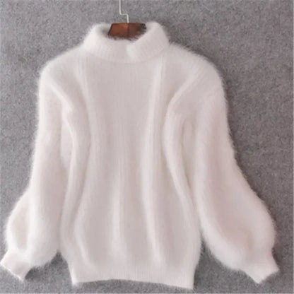 Damen-Strickpullover aus Angora-Mischung mit Vintage-Design – weich und bequem für alle Anlässe 8