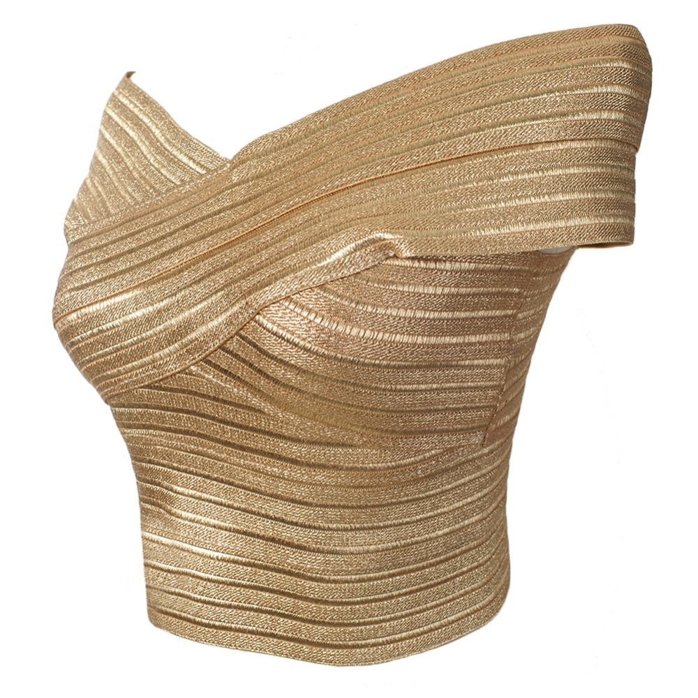 Damen-Crop-Top, kurz, Polyester-Spandex-2