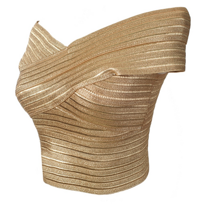 Damen-Crop-Top, kurz, Polyester-Spandex-2