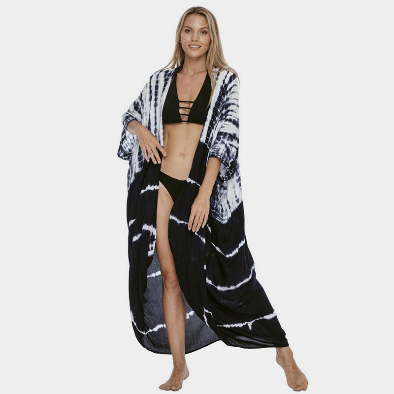 Damen-Strandkleid, leichtes und luftiges Polyester, elegantes Design-3