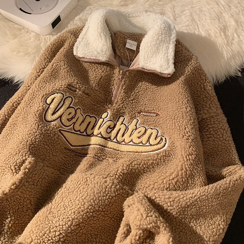 Variant image for Herrenjacke, Kaschmir, halber Reißverschluss, elegant, modernes Design-9