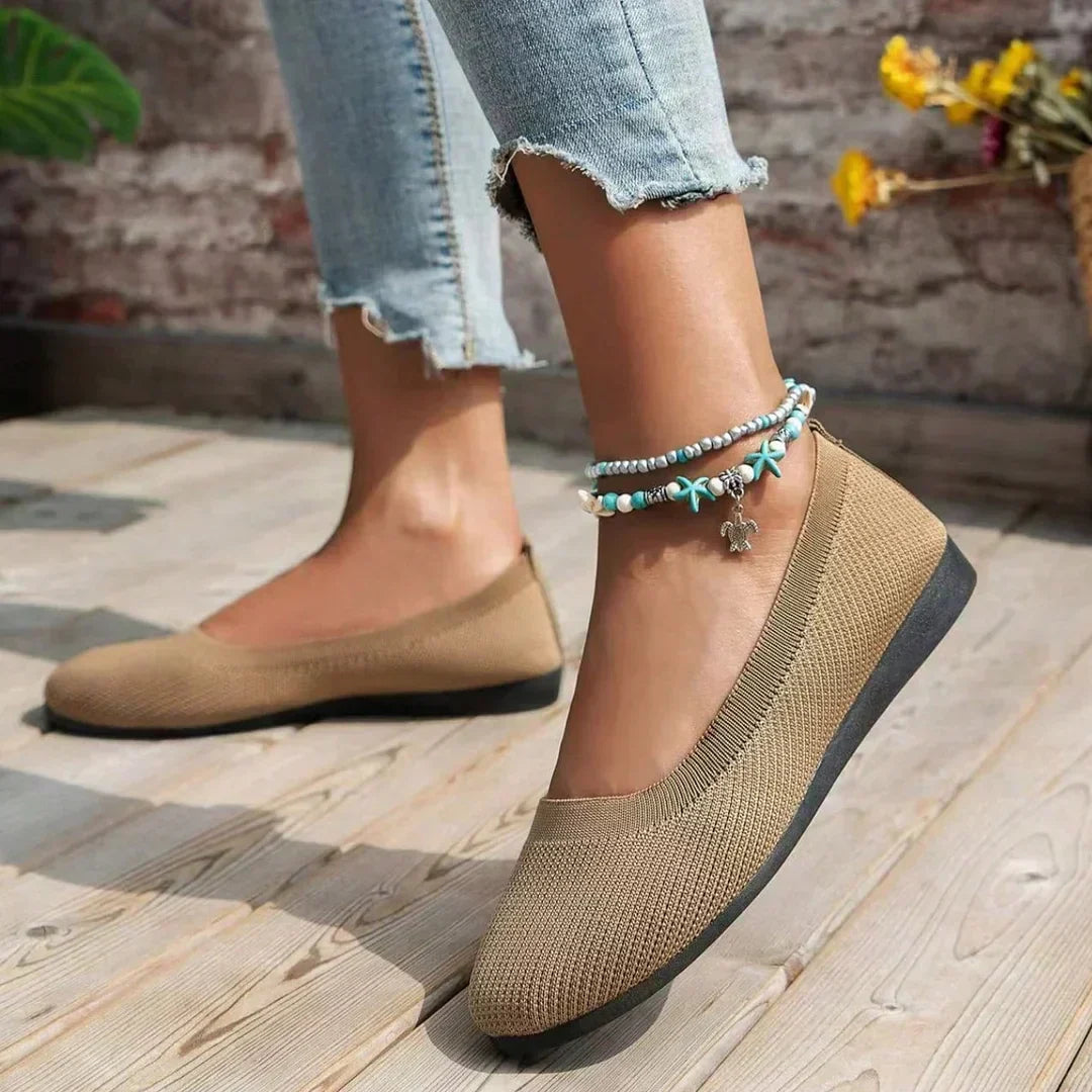 Damen Schuhe Slip-On Synthetikleder Komfortables Design-5