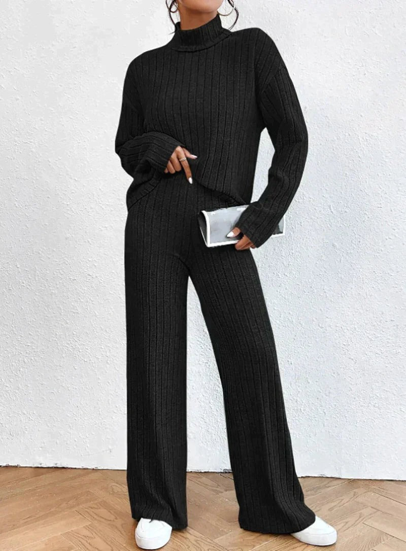 Damen-Strickpullover, und, Hose, Set, weiche Qualität 7