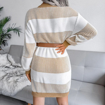 Damen-Midikleid, eleganter hochwertiger Stoff, Midilänge-5