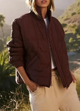 Damenjacke Stepp Trendy Polyester für Kalte Tage-5