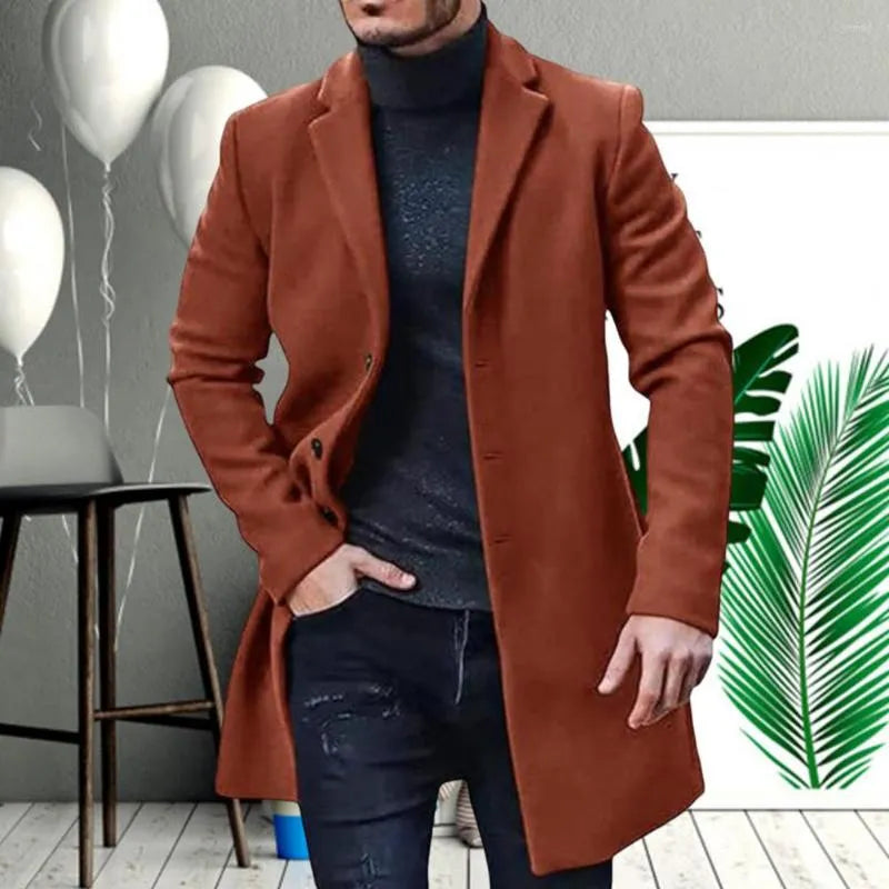 Variant image for Herrenmantel, elegantes Winterdesign, hochwertiger Stoff-17