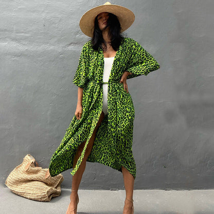 Variant image for Damen-Strandkleid, leichtes und luftiges Polyester, elegantes Design-11