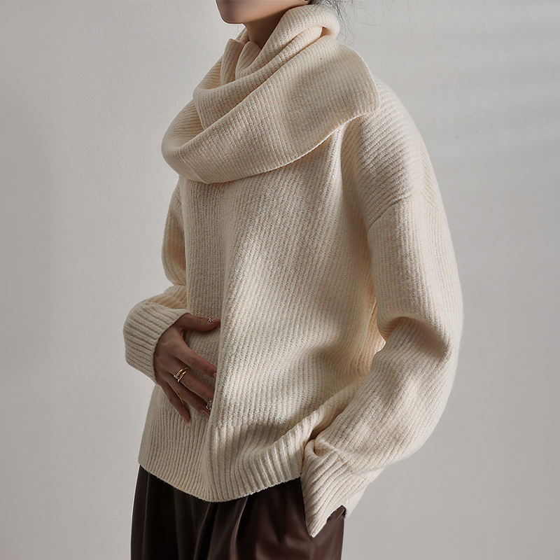 Damen-Pullover, klassisches Design, weiche Acrylmischung-3