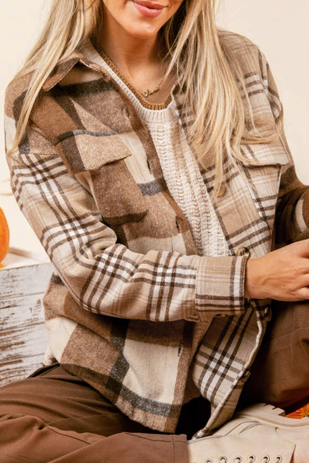 Damen-Flanellhemd, klassisches Karo, Design, weicher Flanell-2