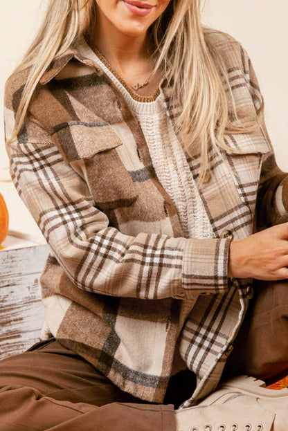 Damen-Flanellhemd, klassisches Karo, Design, weicher Flanell-2