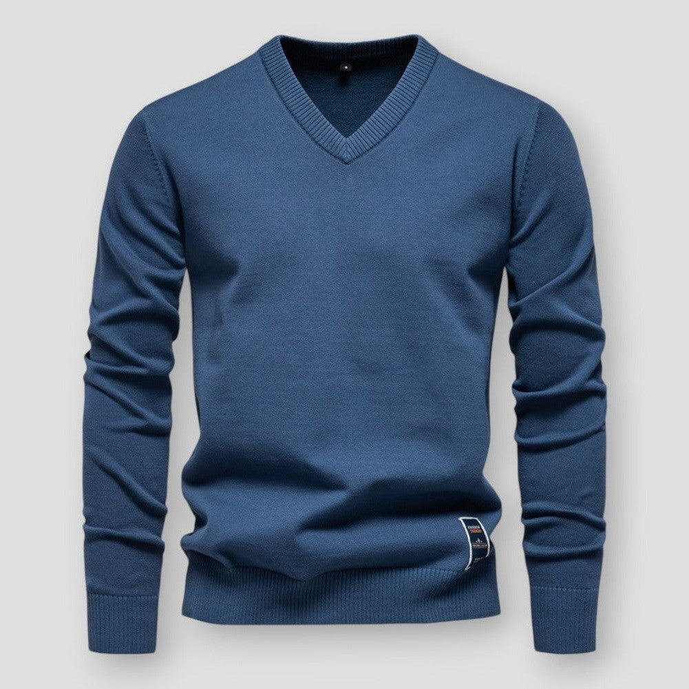 Variant image for Herrenpullover, V-Ausschnitt, weicher Wollmix, moderne Passform-25