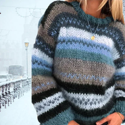 Langer Wintermantel Damen Lässiges Design Hochwertiges Material-4