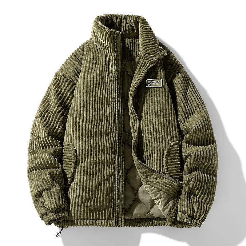 Variant image for Damenjacke Gesteppt Cord Samt Leichte Passform mit Taschen-1