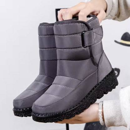 Gefütterte Damen-Winterstiefel, wasserfest und rutschfest, weiches Baumwoll-Innenfutter, perfekt für kalte Bedingungen 4