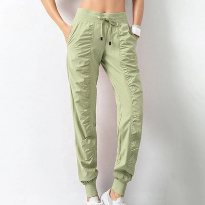 Damen Wanderhose Slim Fit Elastischer Bund Atmungsaktive Materialien-5