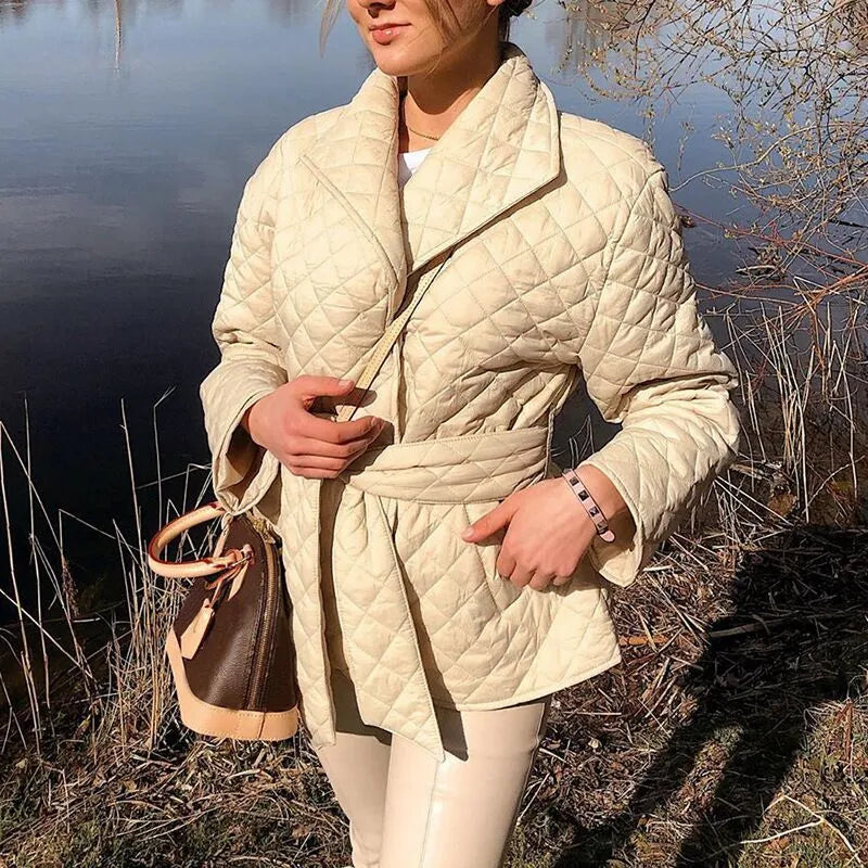 Variant image for Damen-Daunenjacke, kurz, warmes Material, elegantes Design-1
