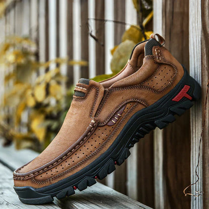 Herren Laufschuhe Leichte Atmungsaktive Leder Ergonomisches Design-3