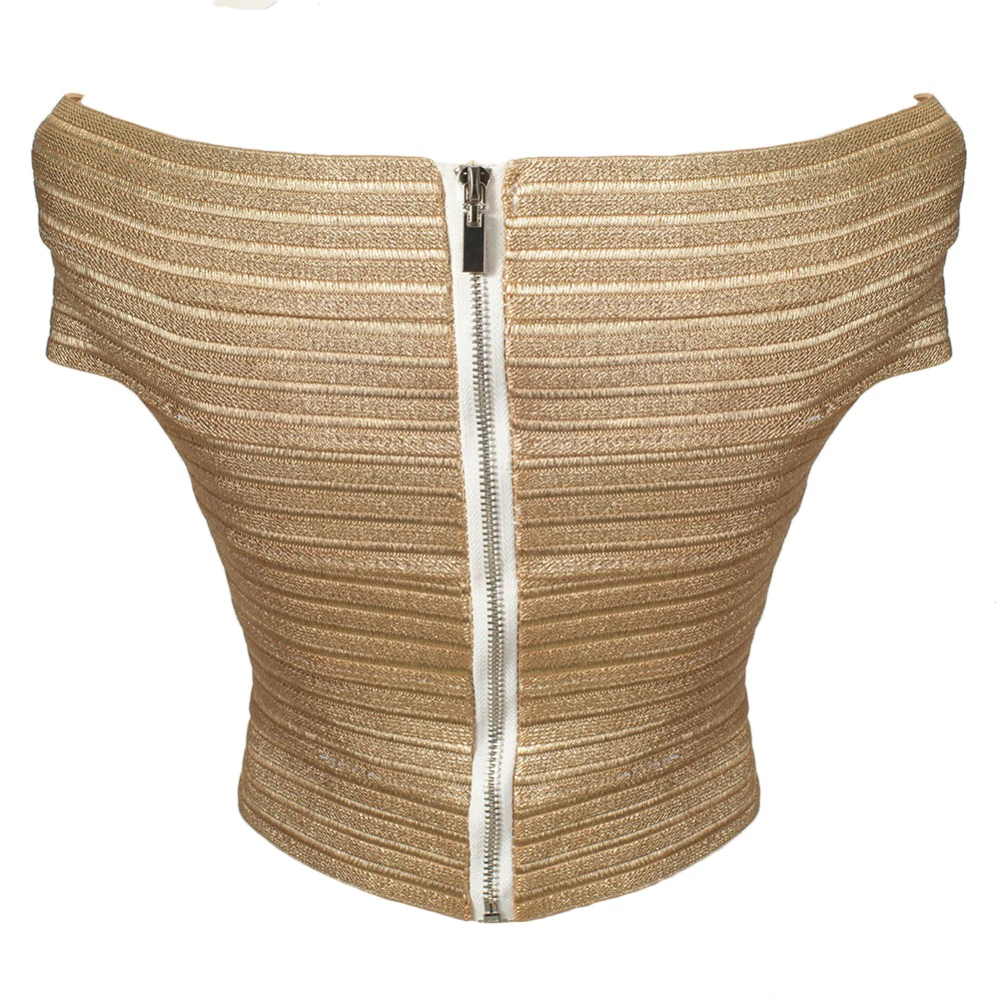 Damen-Crop-Top, kurz, Polyester-Spandex-3