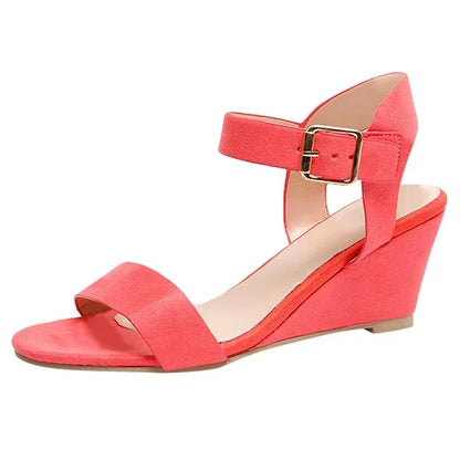 Damen-Keilsandalen Orthopädisches Design Leicht Atmungsaktiv Synthetikmaterial 5
