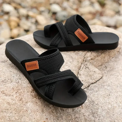 Damen-Sandalen, ergonomisches wasserbeständiges Design, Synthetikgummi-6