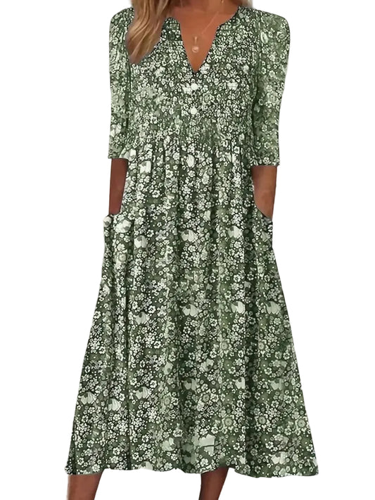 Damenkleid, trendig, bequem, 100 % Baumwolle-5