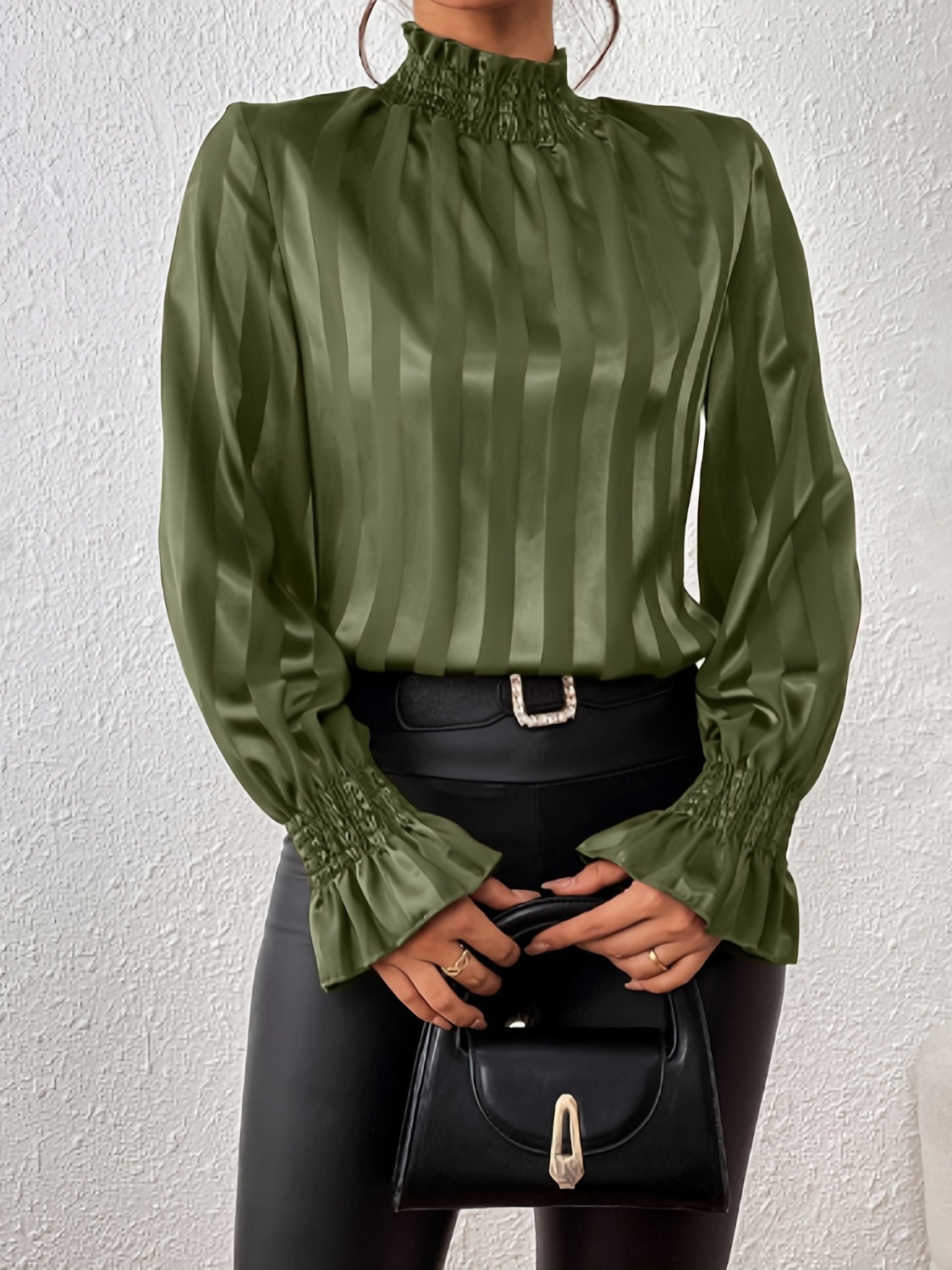 Damen Blusenkleid, lässig, 100% Baumwolle-3