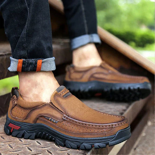 Herren Laufschuhe Leichte Atmungsaktive Leder Ergonomisches Design-1