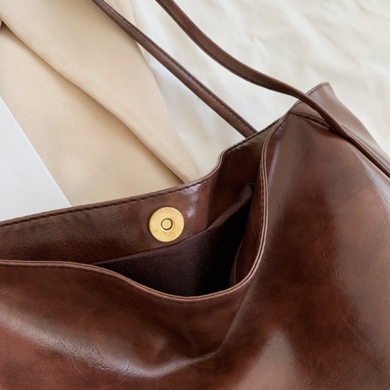 Damen-Handtasche Geräumig Öko-Leder Elegantes Design-5