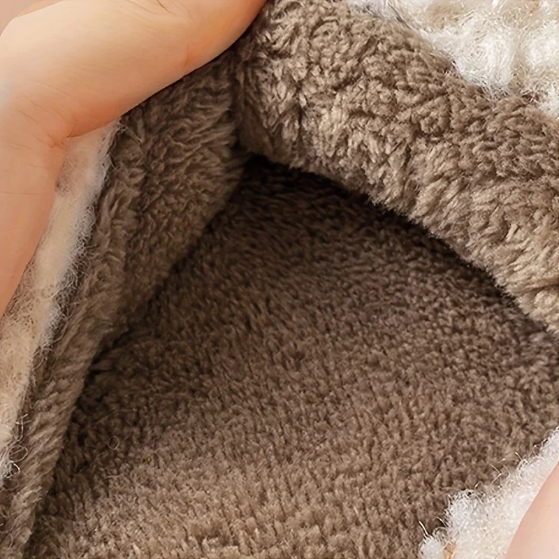 Unisex-Pantoffeln Plüsch Weich Indoor Komfort-2