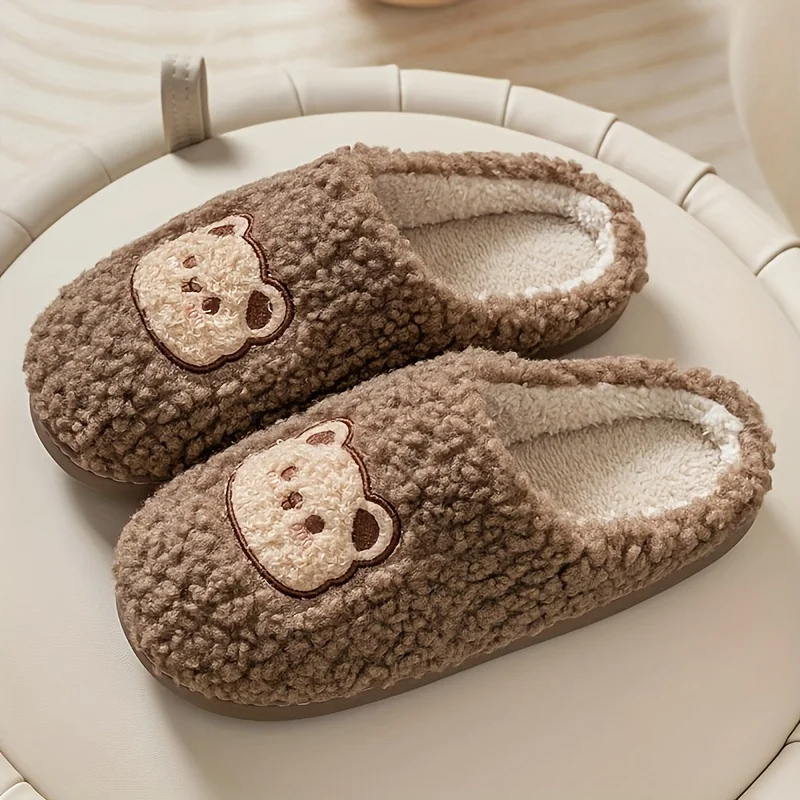 Unisex-Pantoffeln Plüsch Weich Indoor Komfort-6