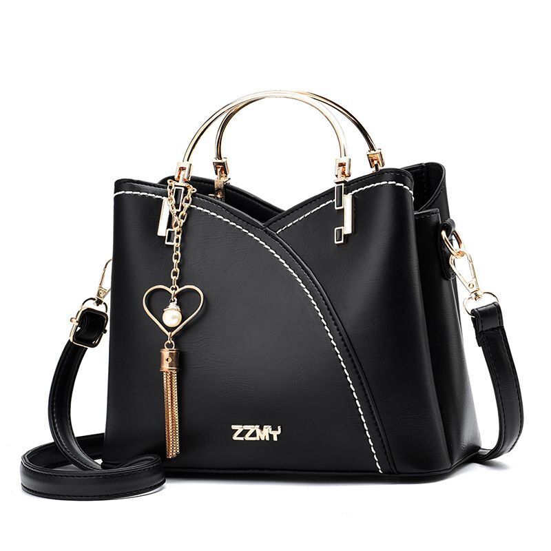Variant image for Damen-Handtasche Trendy PU-Leder Schick mit Metallgriff-1