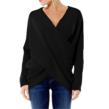 Variant image for Damen-Strickpullover, Criss-Cross, V-Ausschnitt, weiches Acryl-1