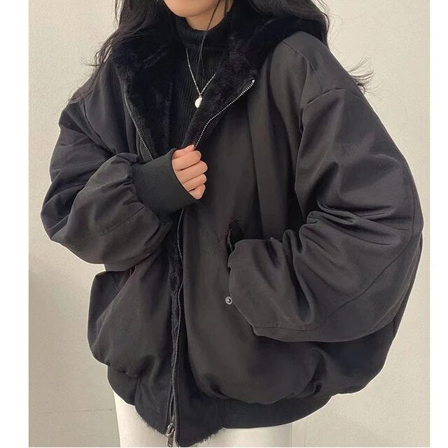 Variant image for Damen-Daunenjacke mit Pelzdetail, wasserabweisend, Polyester-11