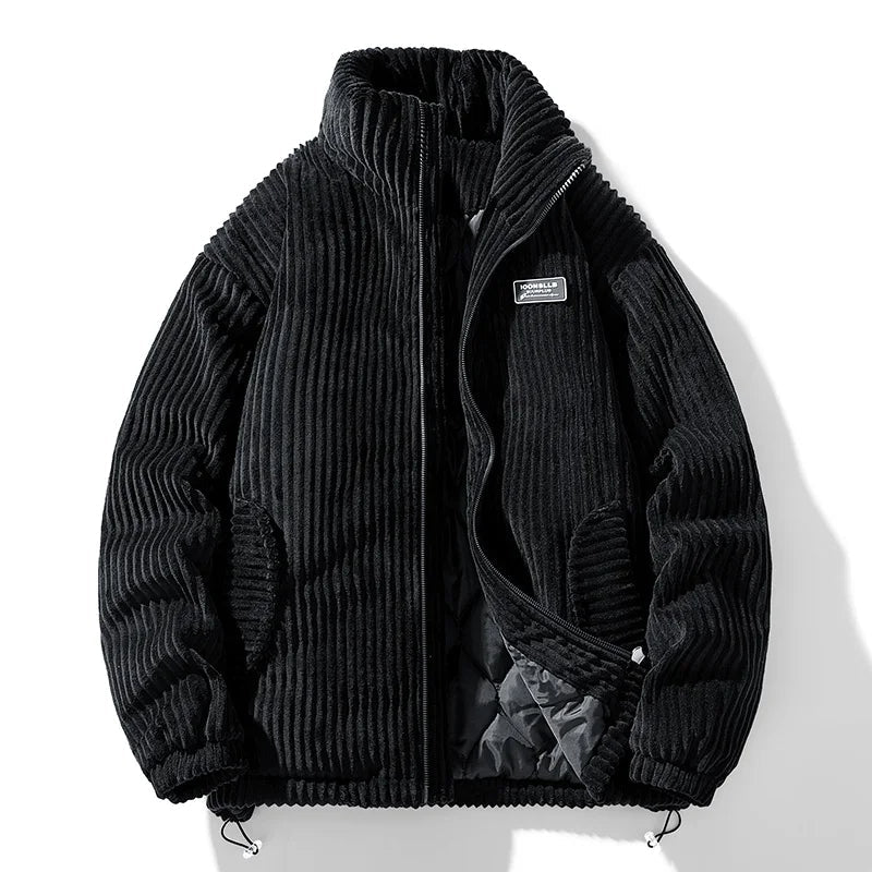 Variant image for Damenjacke Gesteppt Cord Samt Leichte Passform mit Taschen-21