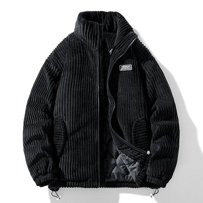Variant image for Damenjacke Gesteppt Cord Samt Leichte Passform mit Taschen-21