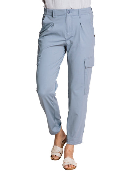 Variant image for Damen Cargo-Hose Knöchellang mit Taschen Schicke Hose-1