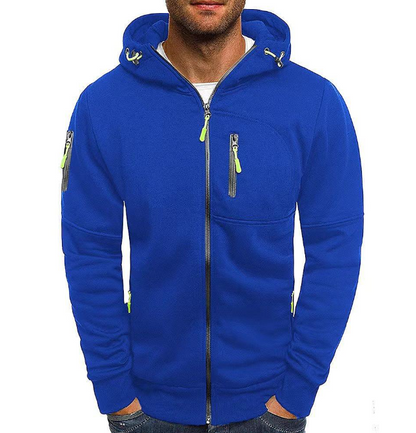 Variant image for Herren-Zip-Up-Hoodie, weiches, stretchiges, Stoff-43